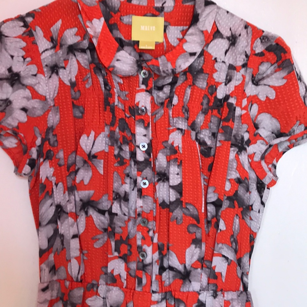NWOT Anthropologie Maeve silk dress. Size 2